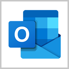 Outlook logo and link